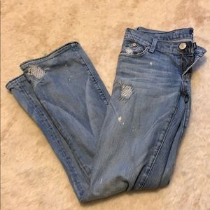 Distressed Rock & Republic Jeans